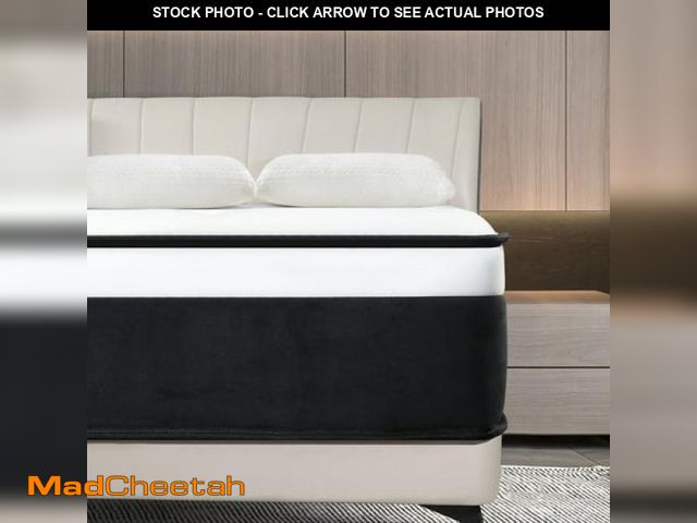 Lot 74-12155863 - Queen Mattress  12 Inch Hybrid Mattress in a Box Medium Firm - UNUSED