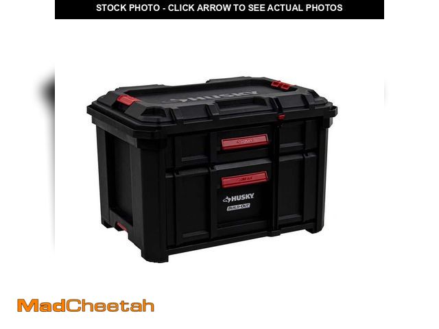 Lot 74-12804363 - *DIRTY/SCRATCHED* Husky Build-Out 22 in. Modular Tool Storage 2-Drawer Tool Box *DIRTY/SCRATCHED*  -...