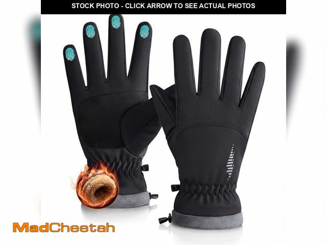 Lot 74-13574059 - rivmount Winter Waterproof Ski Snow Warm Gloves for Women Men, Windproof Cold Weather Thermal with T...