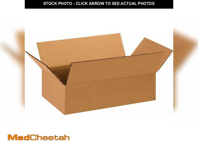 Lot 74-13382585 - Tape Logic 18 x 16 x 4" Flat Corrugated Boxes,18"L x 16"W x 2"H, Pack of 25 | Shipping, Packaging, M...
