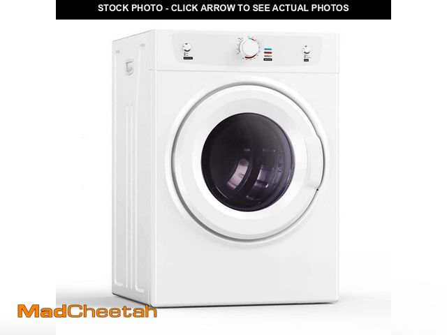 Lot 74-12558797 - SIMZLIFE 3.5 cu. ft. Vented Front Load Stackable Electric Compact Dryer in White with Multiple Dryin...