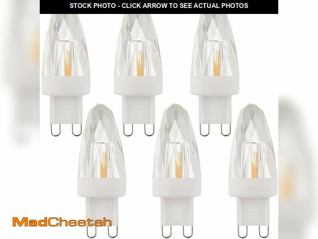 Lot 74-12974825 - Lxcom Lighting G9 LED Light Bulbs 2W (15W Halogen Equivalent) Dimmable Crystal COB Bulb Warm White 2...