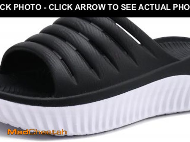 Lot 74-12397949 - GPOS Womens Recovery Slides Sandals with Orthotic Plantar Fasciitis Relief Comfortable Athletic ladi...