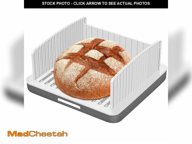 Lot 74-13575834 - Upgrade Widen Bread Slicer for Sourdough rounds, 13Ã¢â¬Â³ Adjustable Large Capacity Wide and Thickn...