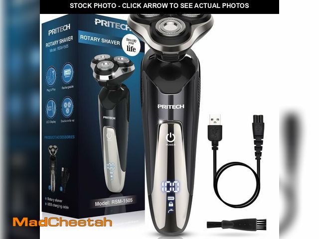 Lot 74-14271438 - PRITECH Electric Razor for Men Rotary Electric Shavers for Men Cordless - UNUSED