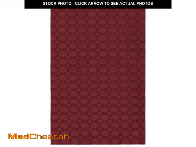 Lot 74-12541312 - Garland Rug Sparta Non Slip Polypropylene 9 Ft. X 12 Ft. Chili Pepper Red Area Rug- Ideal for Living...