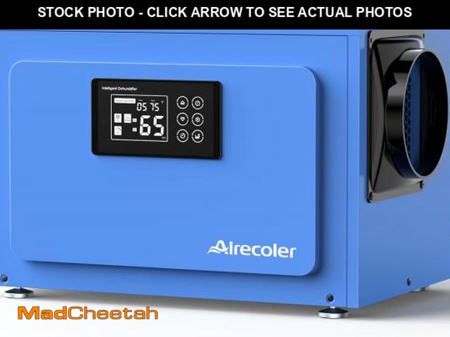 Lot 74-12299197 - Airecoler 125 Pints Commercial Dehumidifier with Pump for Crawl Spaces &amp; Basements with Drain Ho...