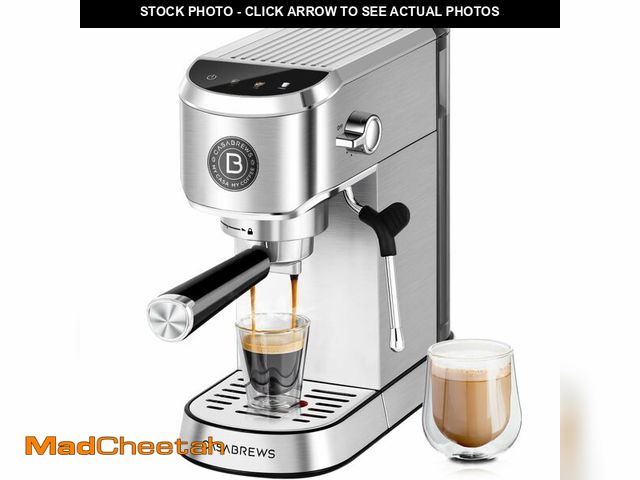 Lot 74-12601315 - CASABREWS CM5418J Espresso Machine 20 Bar, Professional Espresso Maker with Milk Frother Steam Wand,...