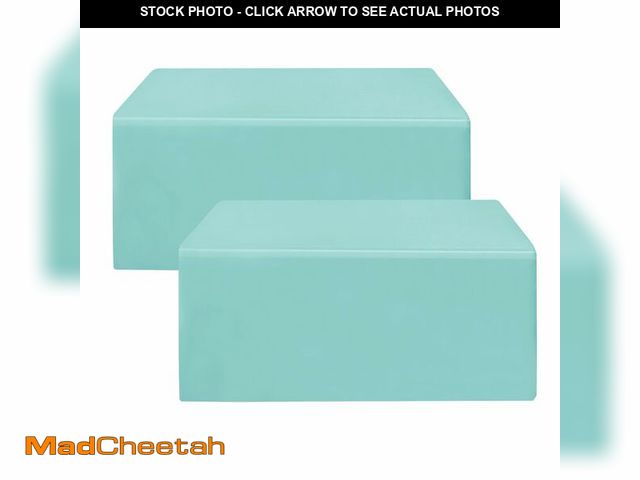 Lot 74-12712872 - HolidayIdeas Fitted Table Covers for 6 Foot Tables - 72 x 30 Inch - 2 Pack Rectangle Table Clothes P...