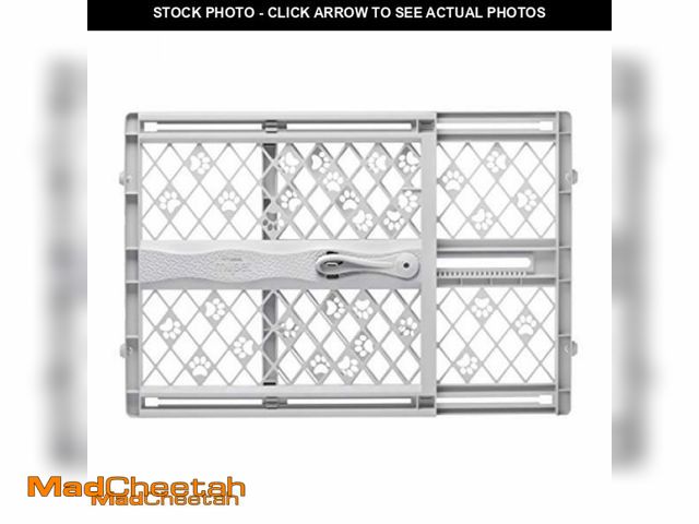 Lot 74-11796027 - MYPET North States Paws Portable Pet Gate: 26-40" Wide. Pressure Mount. No tools needed. Made in USA...