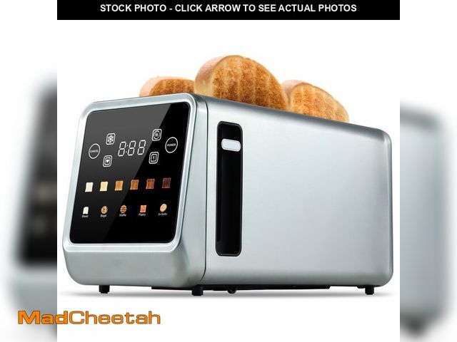 Lot 74-12974670 - Long Slot Toaster 4 Slice, Touch Screen LED Display, 1.5Ã¢â¬Â Extra Wide Slots for Thick Bread &am...