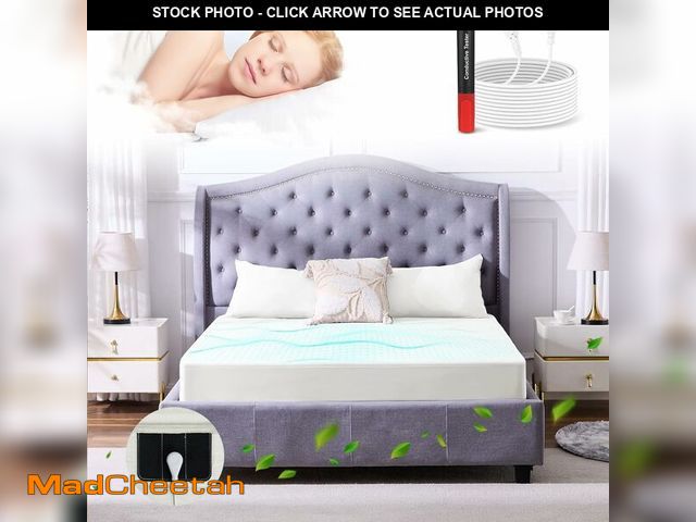 Lot 74-12454130 - Grounding Sheets 12% Pure Silver Fiber 88% Organic Cotton Superior Earthing Fitted Sheet 400 Threads...