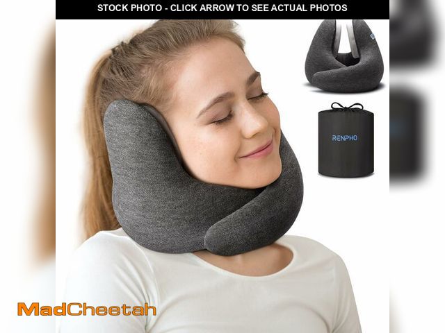 Lot 74-12881193 - RENPHO Neck Pillow Airplane for 360ÃÂ°Neck Support, Travel Pillow with Noise Reducing, Premium Memo...