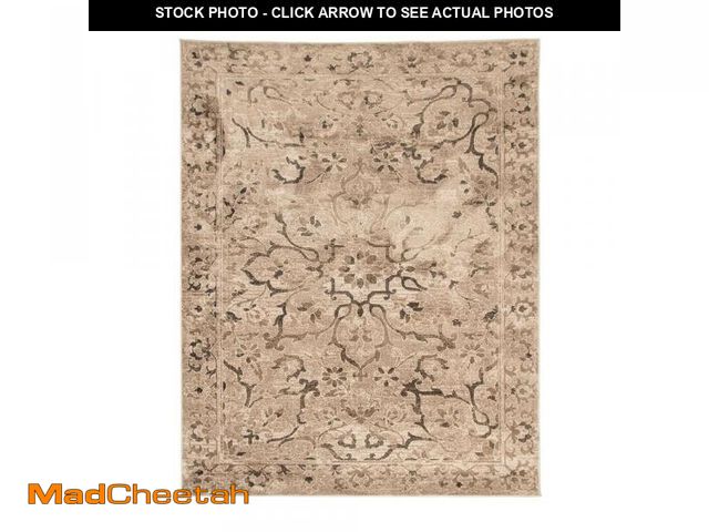 Lot 74-12105024 - Caine Bronze 8 Ft. X 10 Ft. Moden Distressed Floral Microfiber Area Rug - UNUSED