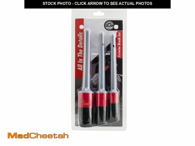 Lot 74-14145912 - Chemical Guys All in the Details Exterior Detailing Brushes - 3-Piece Soft Scratch-Free Brushes for ...