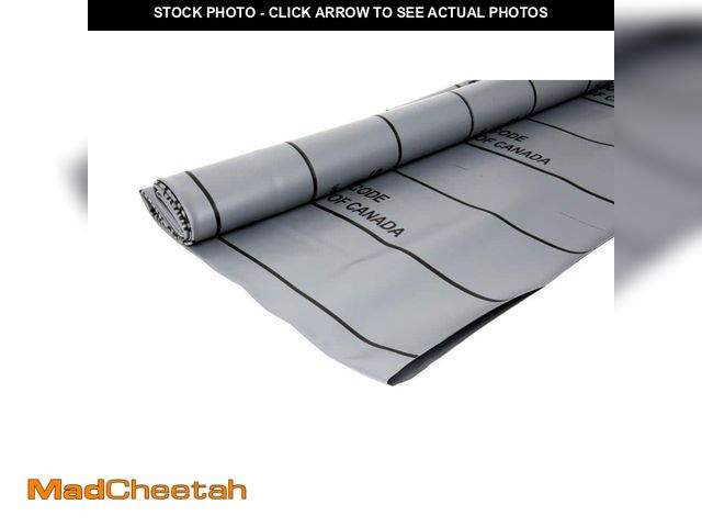 Lot 74-12884384 - Oatey 6 ft. x 10 ft. Gray PVC Shower Pan Liner - UNUSED