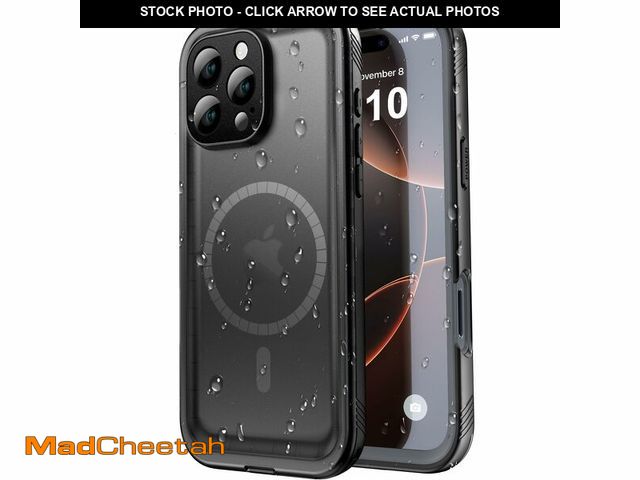 Lot 74-14432097 - SPORTLINK for iPhone 16 Pro Max Waterproof Case IP68, Mag/Black, 6.9" - UNUSED