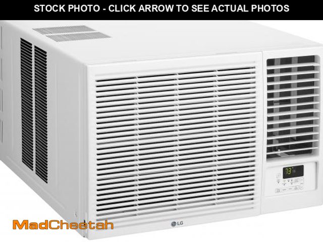 Lot 74-12280264 - LG 18,000 BTU Window Air Conditioner with Heat, 230/208V, Cools 1,000 Sq.Ft. for Bedroom, Living Roo...