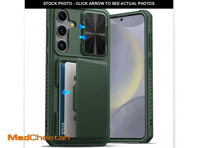 Lot 74-14144785 - ATATOO for Samsung Galaxy S24+ Plus Wallet Case, Built-in Card Holder(Store 4-5 Cards) &amp; Sliding...