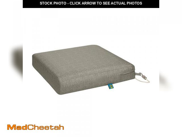 Lot 74-10355807 - Classic Accessories Duck Covers Weekend 19 in. W x 19 in. D x 3 in. Thick Square Outdoor Dining Seat...