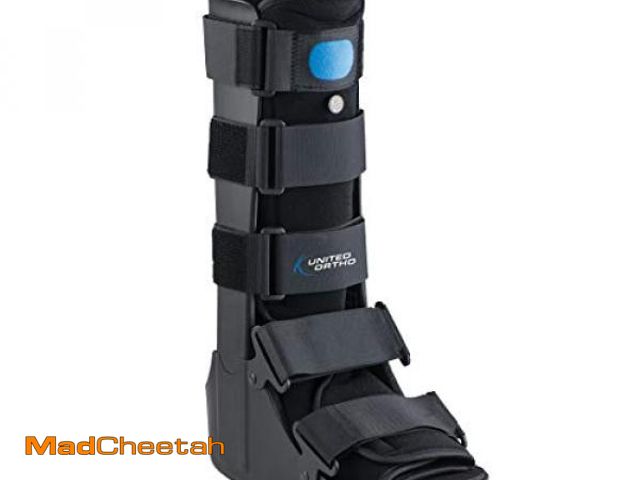 Lot 74-12098580 - United Ortho Air Cam Walker Fracture Boot, Medium, Black - UNUSED
