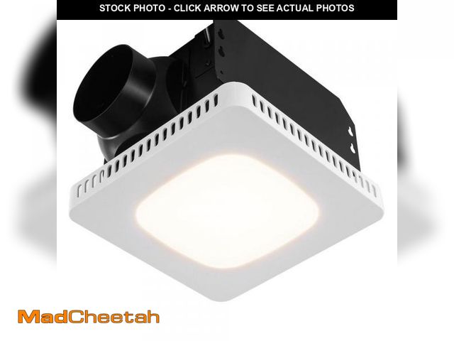 Lot 74-12365532 - SKYSHALO Bathroom Exhaust Fan 110 CFM Ceiling No Cut Installation Ventilation Bathroom Exhaust Fan w...