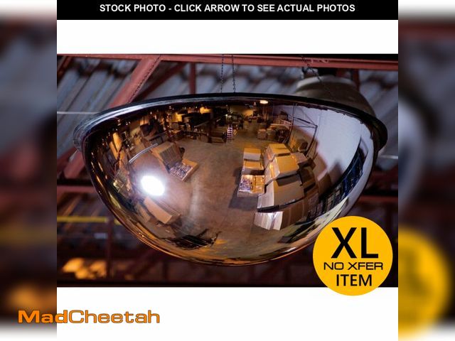 Lot 74-13734323 - 48Ã¢â¬Â Acrylic Full Dome Mirror with Plastic back, Round Indoor Security Mirror for Driveway Safe...