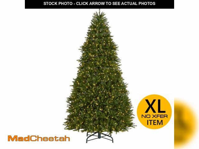 Lot 74-13118223 - National Tree Company 10 ft Pre-Lit Dunhill Fir Full Artificial Christmas Tree, 1,200 LED Lights, 5,...