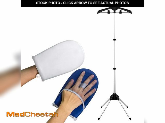 Lot 74-12978130 - Steamer Hanger Stand with Garment Steamer Ironing Gloves,Garment hanger for steaming clothes,Steam r...