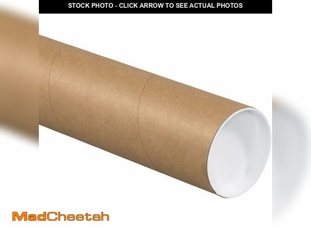 Lot 74-14348504 - Aviditi BOX USA BOX USA Mailing Tubes, 3" W x 26" H, 23-Pack - Round Corrugated Tubes for Mailing an...