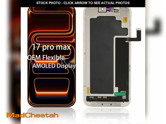 Lot 74-14300415 - OEM-Grade Quality for iPhone 17 Pro Max Screen Replacement, 6.9 Inch 120Hz AMOLED Display, Equipped ...