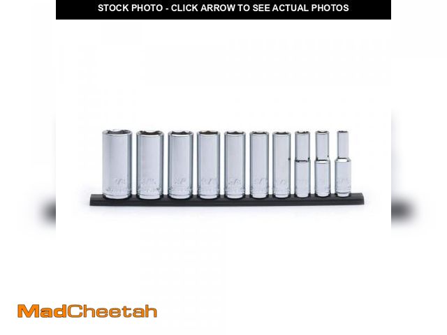 Lot 74-12532745 - Husky 3/8 in. Drive Deep SAE Socket Set (10-Piece) - UNUSED