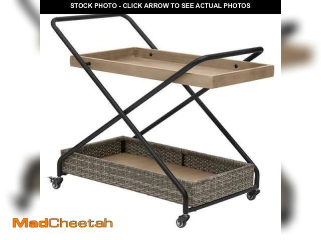 Lot 74-12464485 - StyleWell Pine River Serving Cart - UNUSED