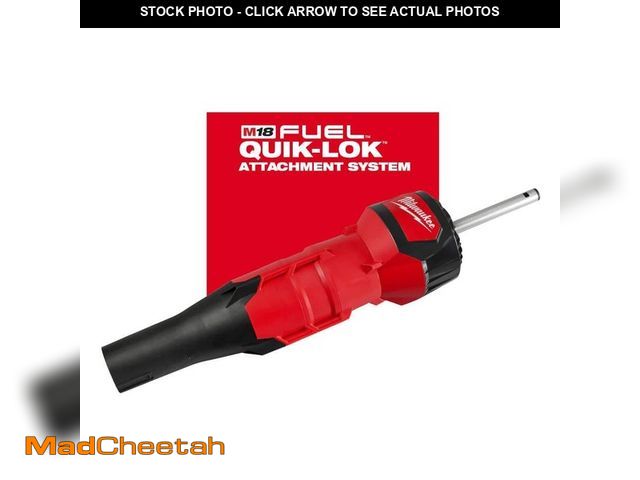 Lot 74-12643881 - Milwaukee M18 FUEL QUIK-LOK Blower Attachment (Tool-Only) - UNUSED
