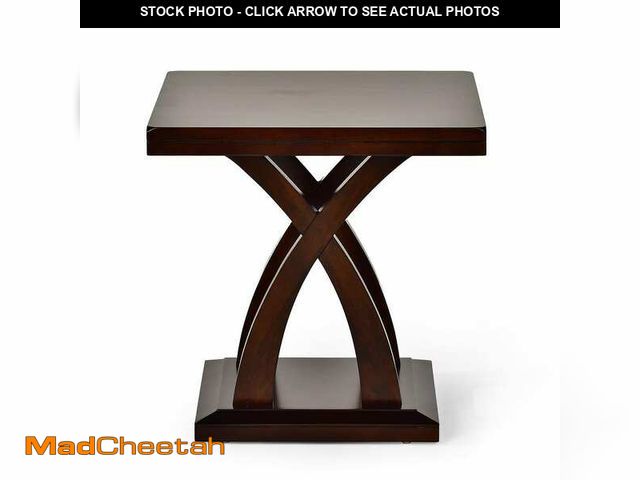 Lot 74-13778740 - Steve Silver Jocelyn Espresso Cherry Classic End Table - UNUSED