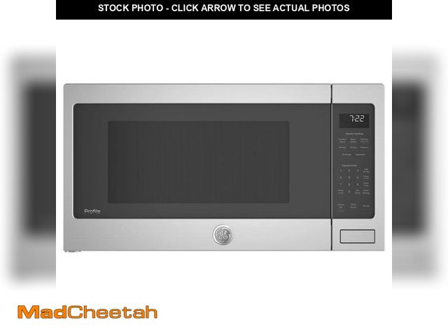 Lot 74-13496546 - GE Profile 2.2 cu. ft. 1100-Watt Countertop Microwave in Stainless Steel  with Built -In Sensor - UN...