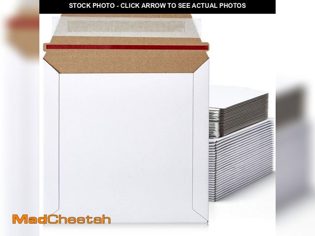 Lot 74-13542817 - Fainne 200 Pcs 6 x 6'' Rigid Mailers 400 GSM Keep Flat Cardboard Mailers Shipping Cardboard Envelope...