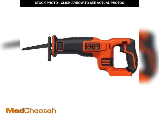 Lot 74-14371485 - BLACK+DECKER 20V MAX Lithium-Ion Cordless Reciprocating Saw (Tool Only) - UNUSED
