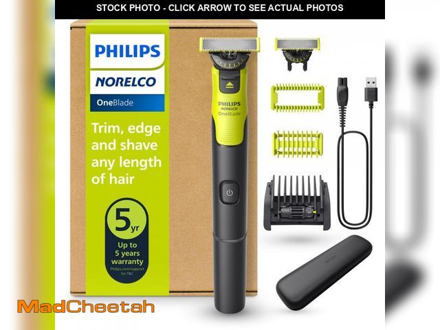 Lot 74-12440905 - Philips Norelco OneBlade 360 with Connectivity Hybrid Face + Body, Electric Beard Trimmer, Shaver an...