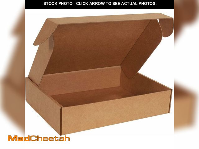 Lot 74-13331277 - BOX USA Moving Boxes Large 18"L x 14"W x 4"H 18-Pack, Cardboard Box for Shipping, Moving, Mailing, P...