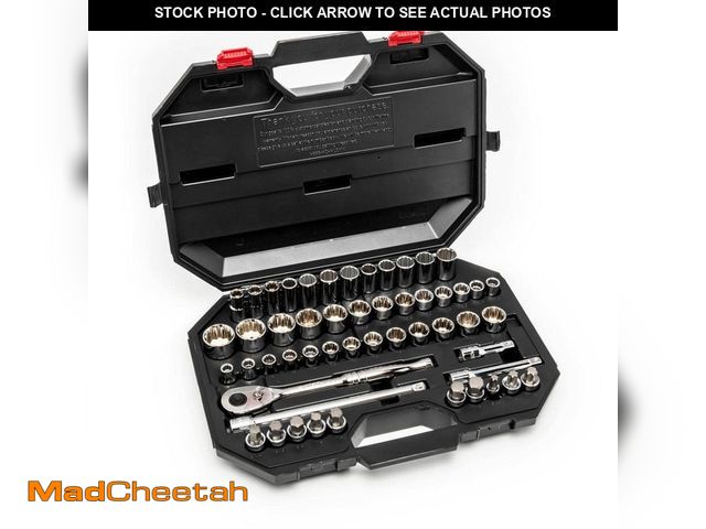 Lot 74-12663459 - Husky 1/2 in. Drive Mechanics Tool Set (52-Piece) - UNUSED