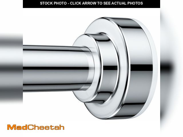 Lot 74-13630723 - TEECK Shower Curtain Rod, 32-80 inch Adjustable Spring Tension Curtain Rod, Never Rust Anti-Slip Sho...