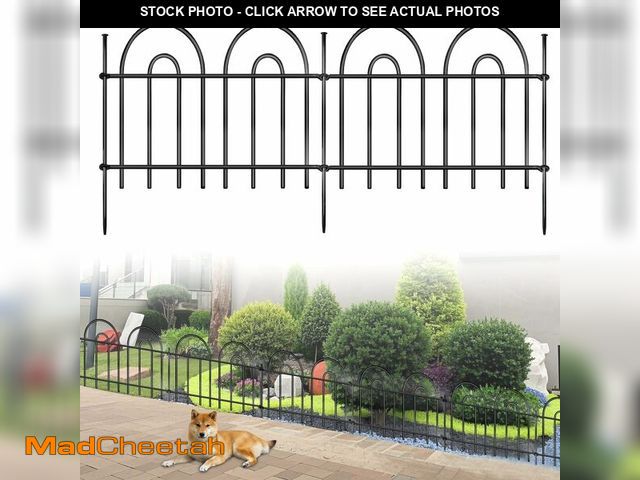 Lot 74-14044172 - 21ft X 13in Animal Barrier Fence, 15 Panels No Dig Fence for Dogs Rabbit, Anti Digging Defense Barri...