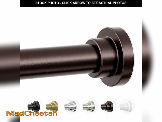 Lot 74-14062070 - Mcrbeay Shower Curtain Rod, 1" Diameter Heavy Duty Tension Shower Rod, Non Slip Adjustable 28-74 inc...