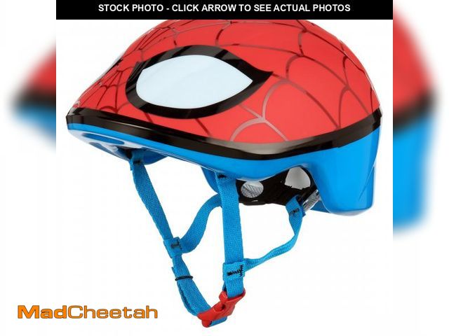 Lot 74-12537552 - Marvel Spider-Man Spidey Eyes Bell Bike Helmet, Red, Toddler 3+ (48-52cm) - UNUSED