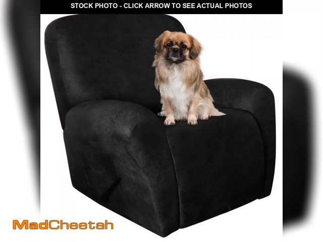 Lot 74-12303258 - ANARACHON Leather Look Recliner Chair Covers Stay in Place 4-Piece Lazy Boy Recliner Slipcovers for ...
