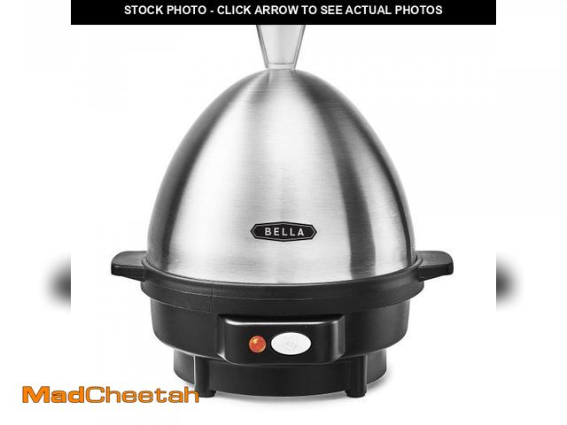 Lot 74-12304045 - BELLA Rapid Electric Egg Cooker and Omelet Maker with Auto Shut Off, for Easy to Peel, Poached Eggs,...