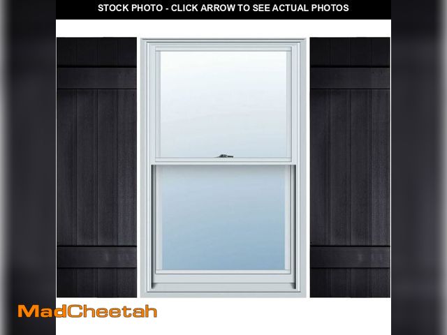 Lot 74-12695437 - Builders Choice EVB14047BL Shutters, Black - UNUSED