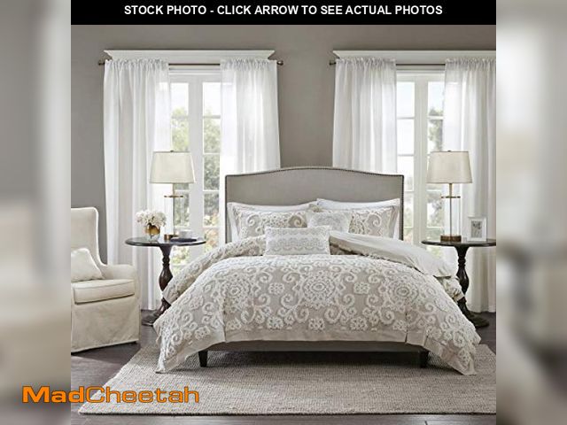 Lot 74-11226013 - Harbor House Cotton Comforter Set - Trendy Tufted Textured Design, All Season Down Alternative Cozy ...