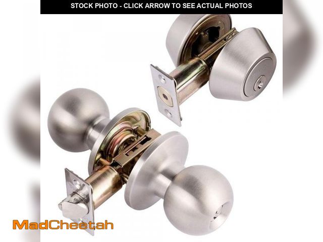 Lot 74-12492628 - (MISSING HARDWARE) TOLEDO Avila Double Cylinder stainless steel Combo Set - USED